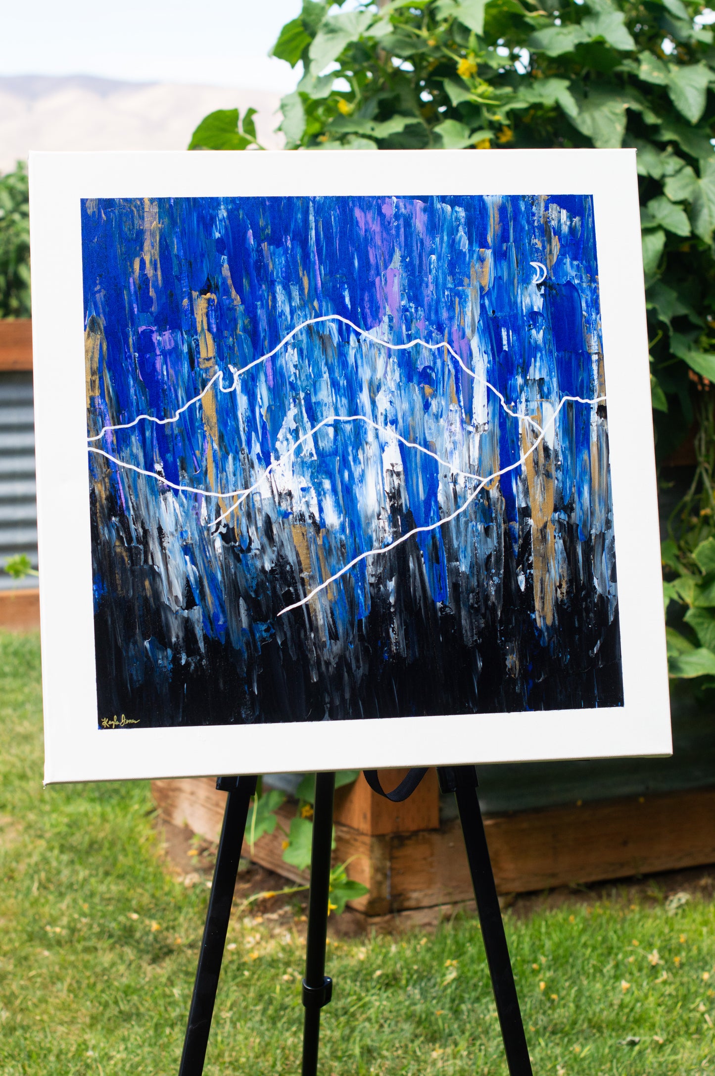 Mt. Rainier At Dusk | Original Canvas