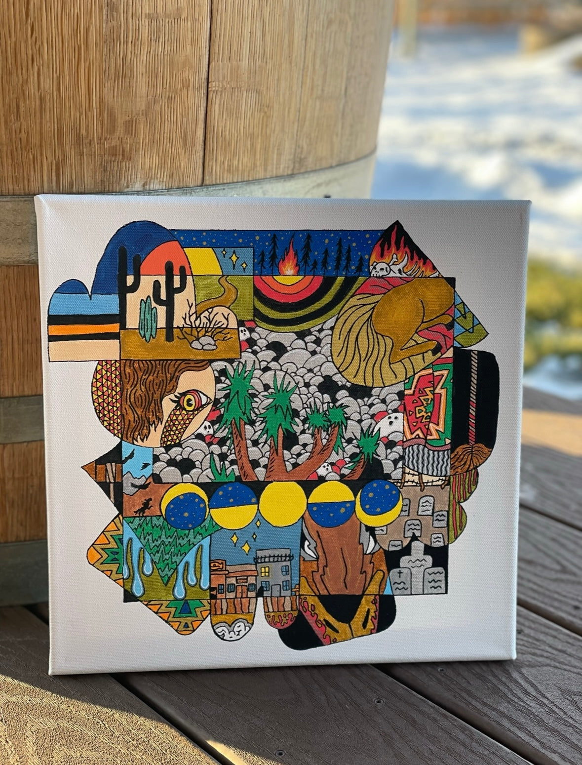Outsider | Original Canvas