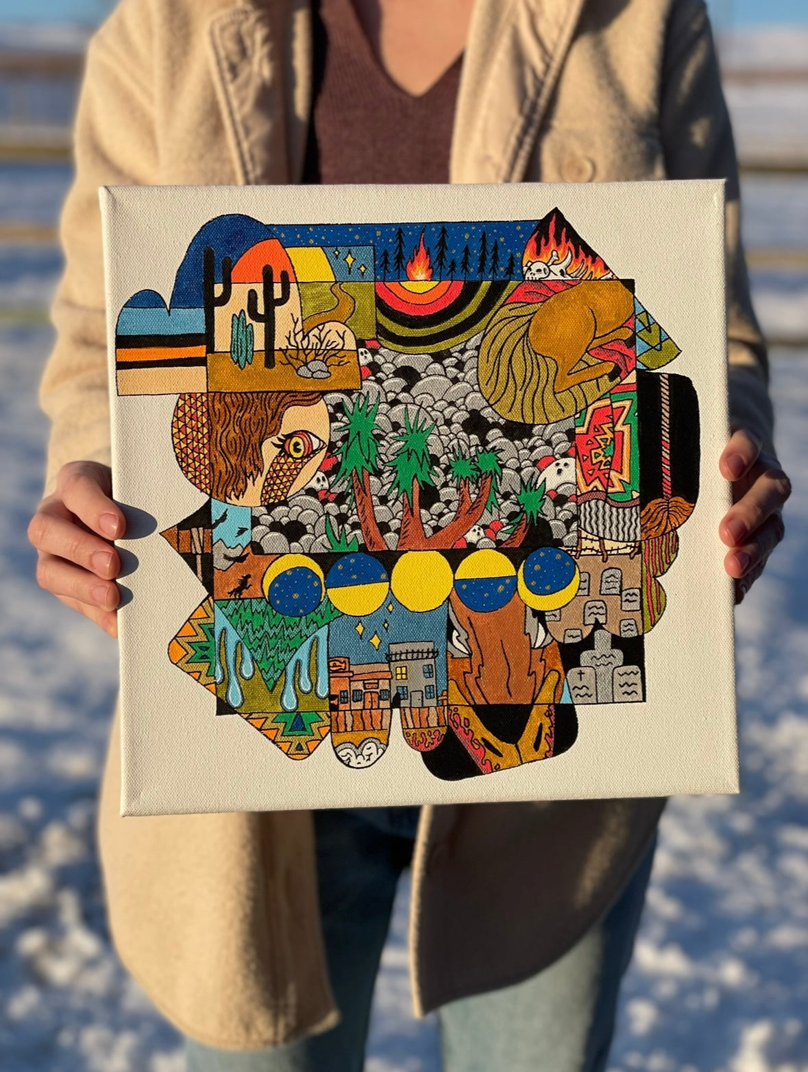 Outsider | Original Canvas