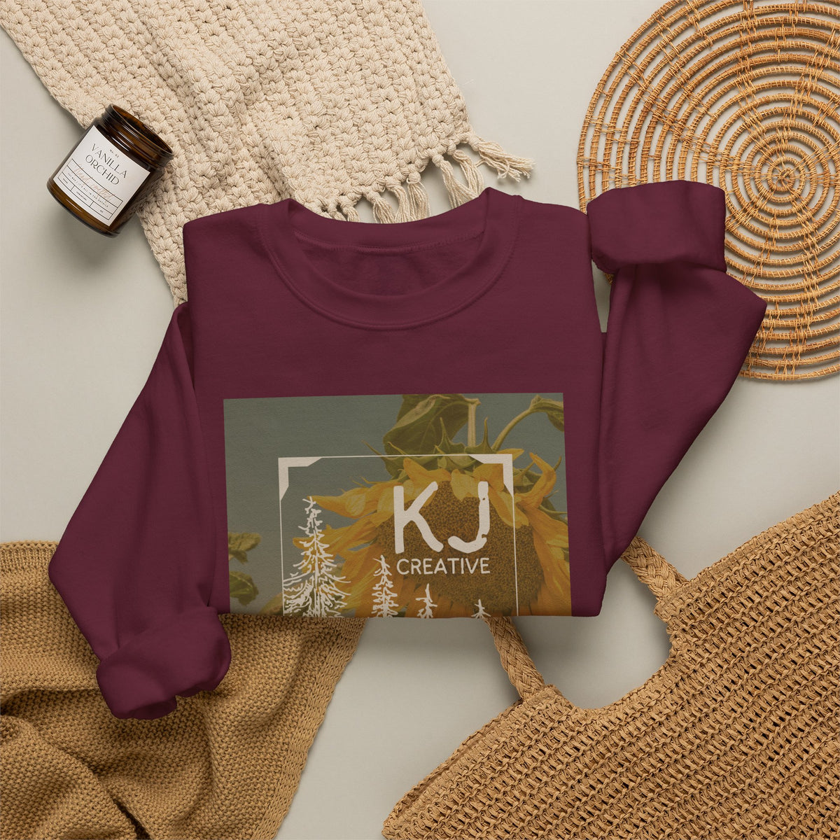 Sunflower Logo Unisex Crewneck Sweatshirt