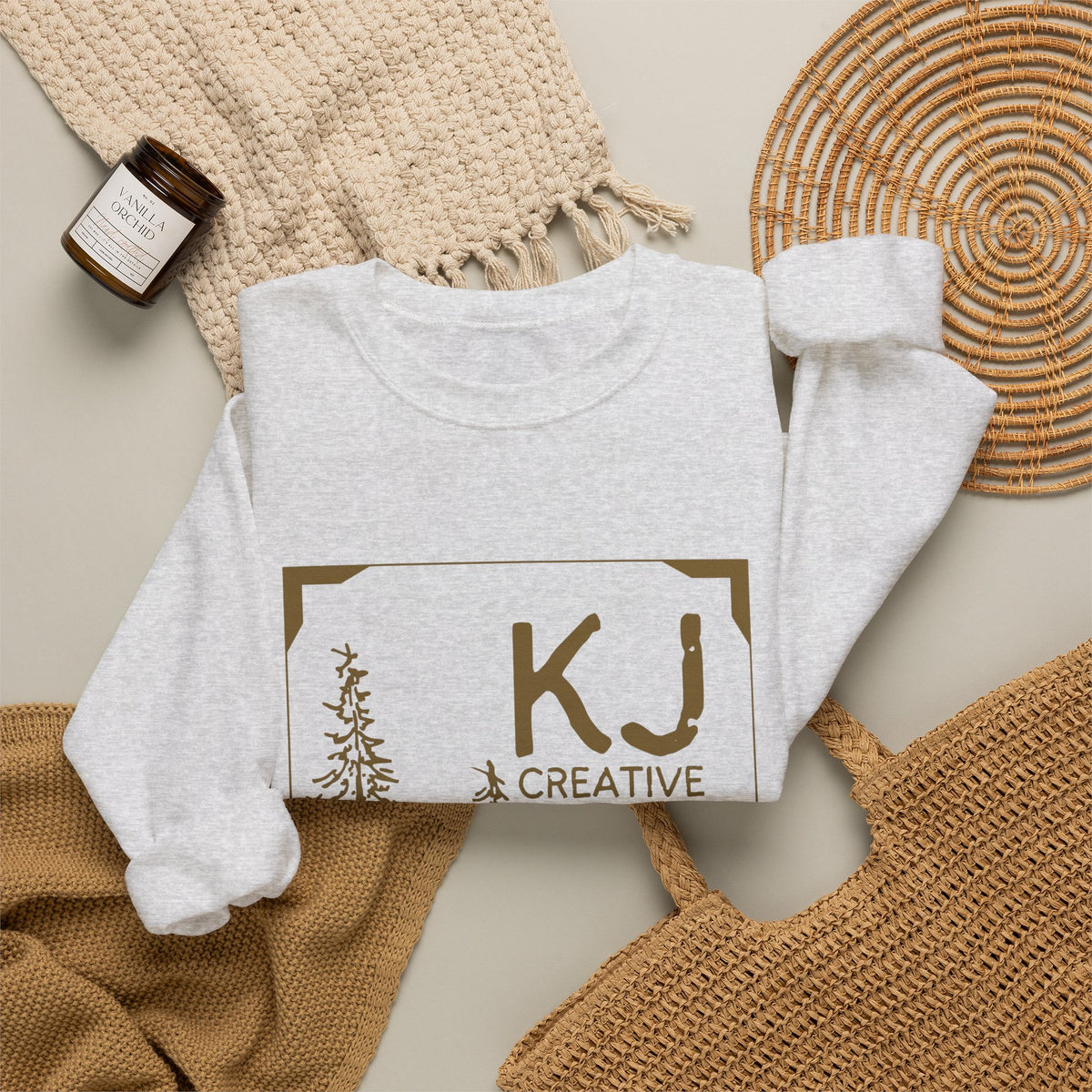 KJ Creative Logo Crewneck Sweatshirt