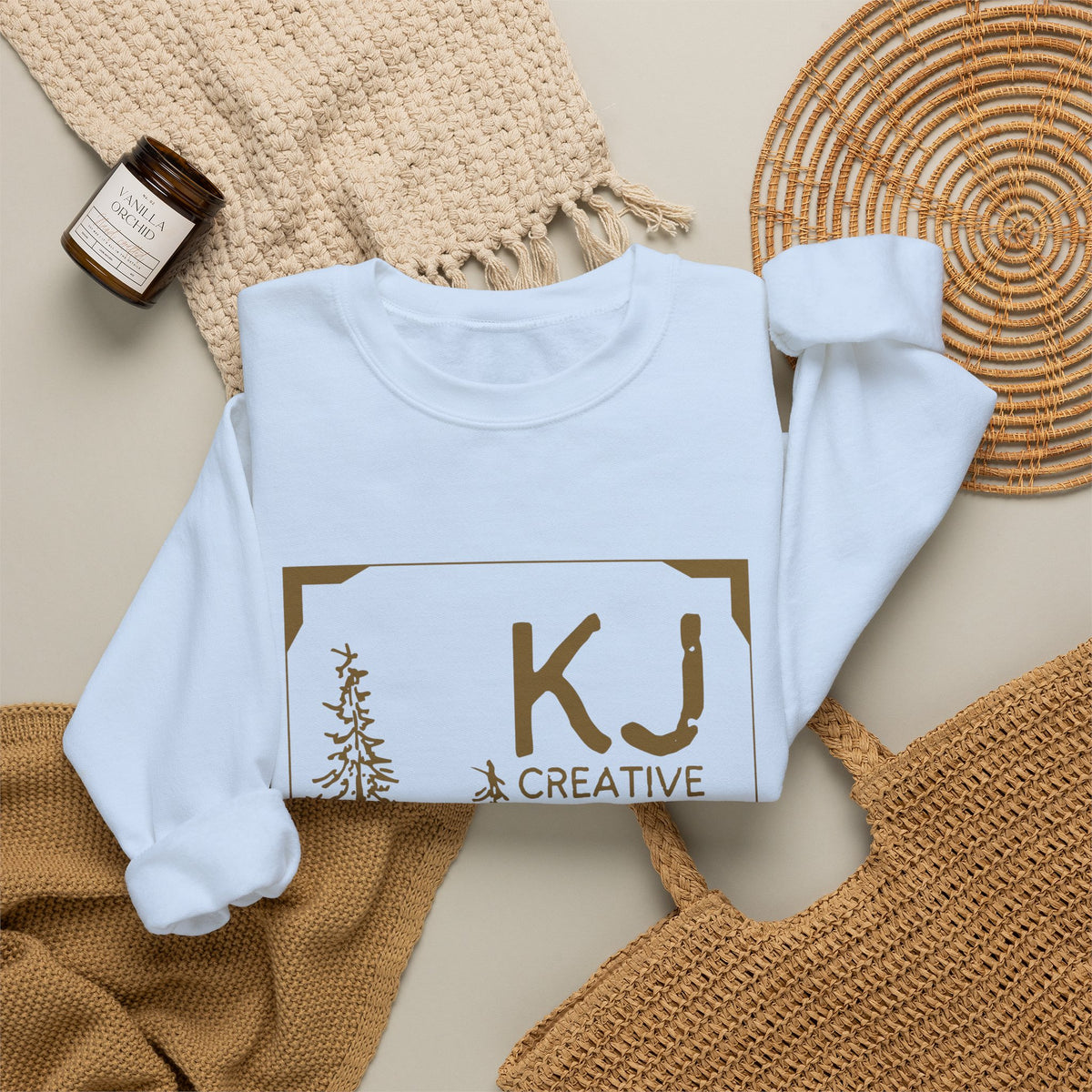 KJ Creative Logo Crewneck Sweatshirt