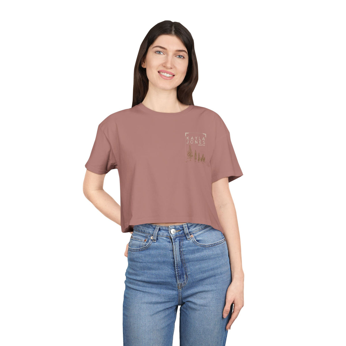 KJ Creative Logo Crop Tee
