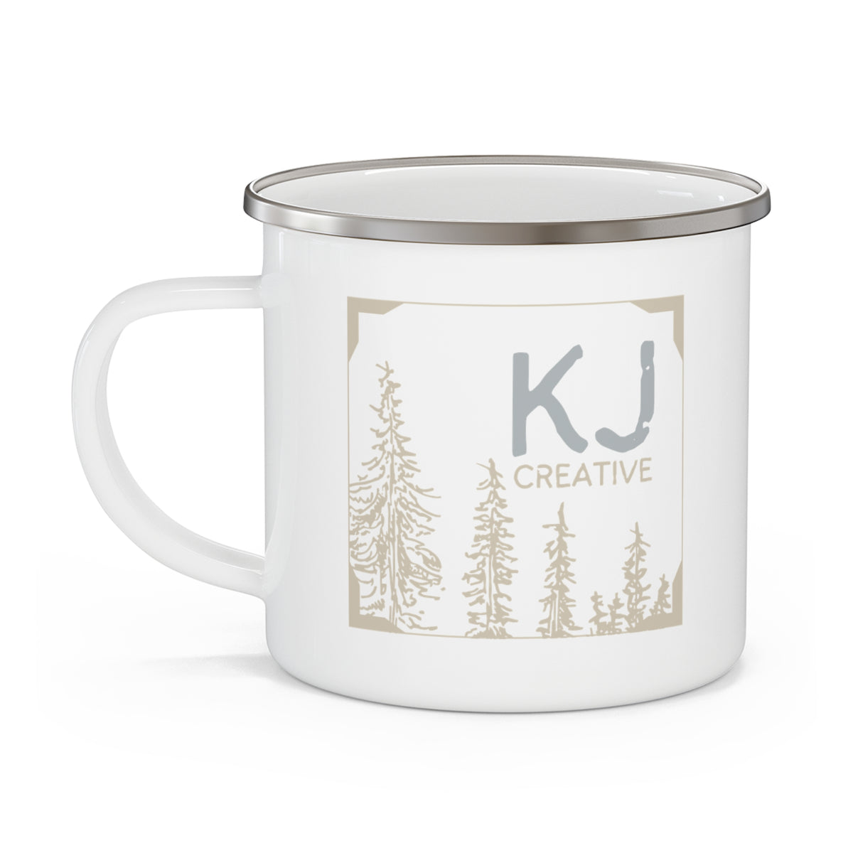 KJ Creative Enamel Camping Mug
