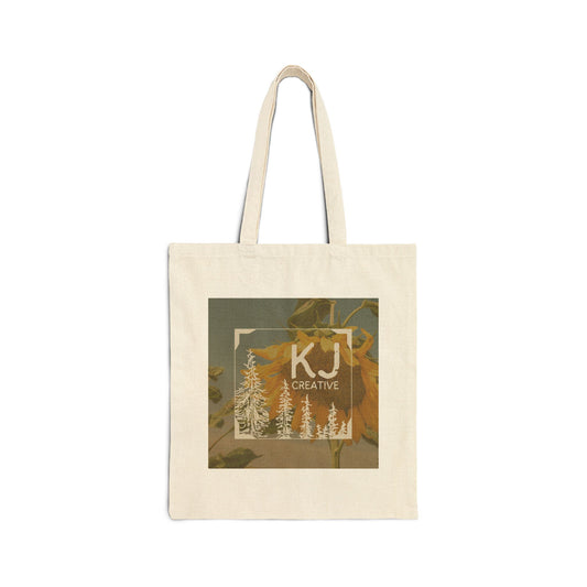 Sunflower Logo Canvas Tote Bag
