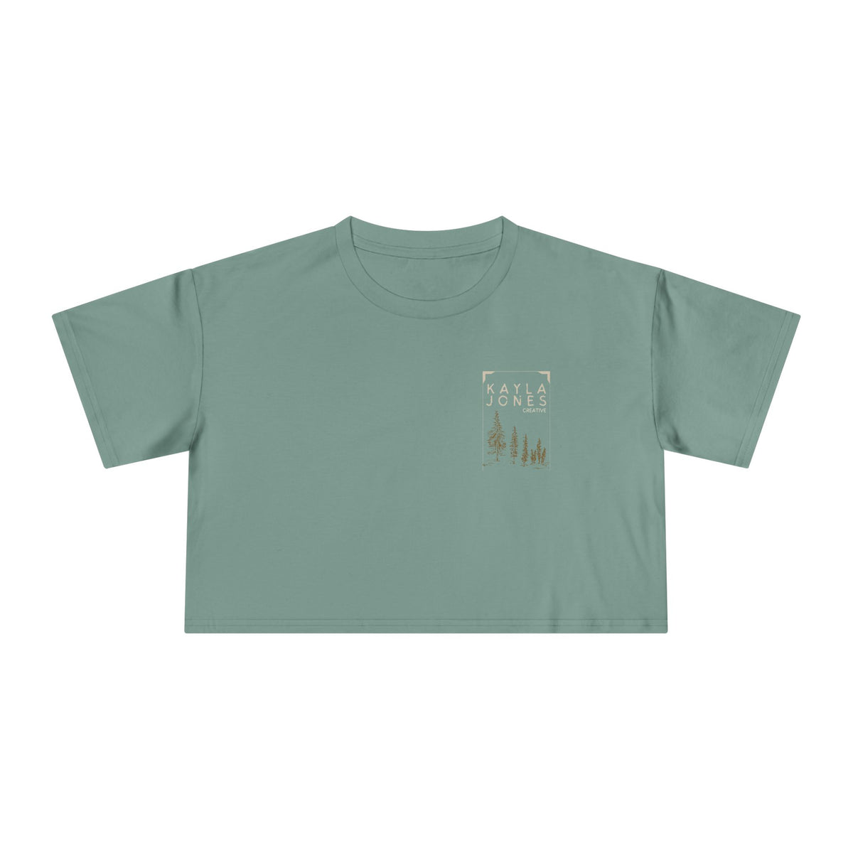 KJ Creative Logo Crop Tee