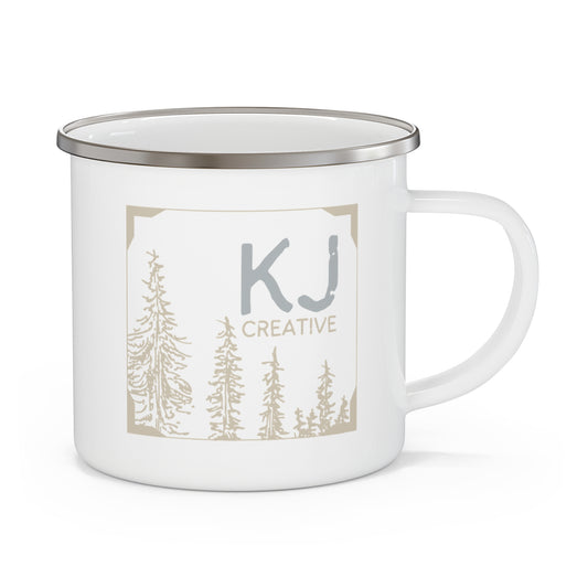 KJ Creative Enamel Camping Mug