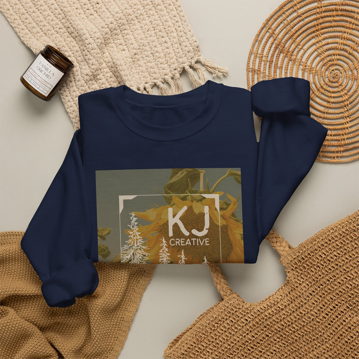 Sunflower Logo Unisex Crewneck Sweatshirt