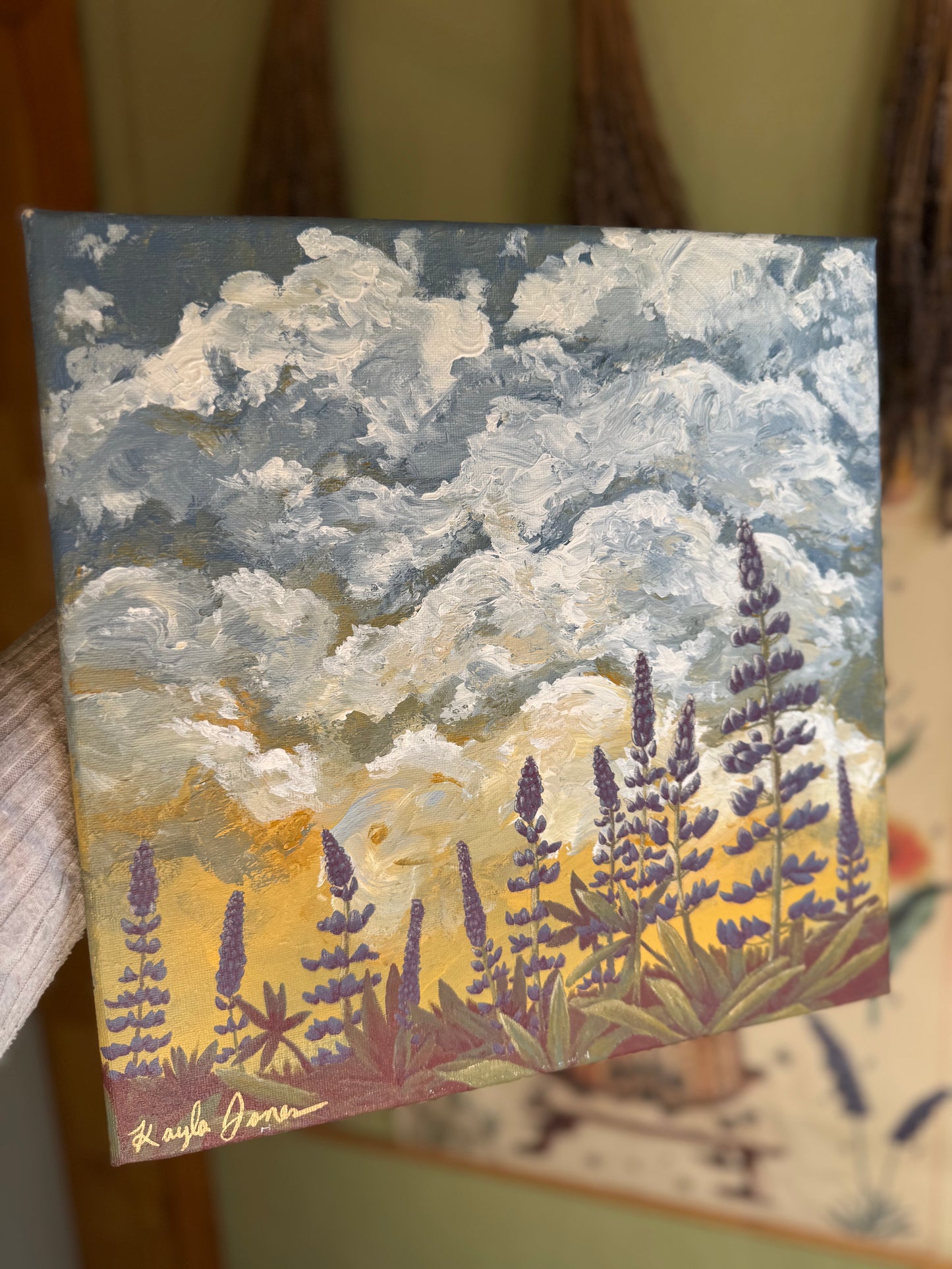 Purple Lupine   |   Original Canvas