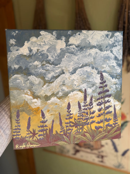 Purple Lupine   |   Original Canvas
